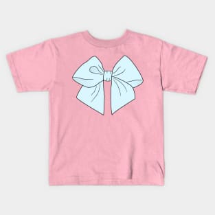 Alice Blue Vector Bow Kids T-Shirt